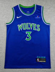 2027 Minnesota Timberwolves Blue #3 NBA Jersey-1380