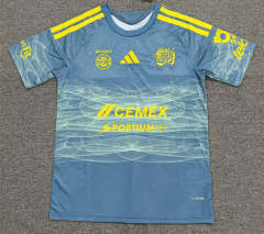 (S-6XL) 26-27 Tigres UANL 2nd Away Light Blue Thailand Soccer Jersey AAA-5378