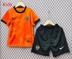 26-27 Atlético Mineiro 2nd Away Orang  Kids/Youth Soccer Uniform-2483