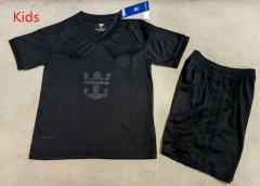 Special  Version 26-27 Inter Miami CF Black Kids/Youth Soccer Uniform-1794