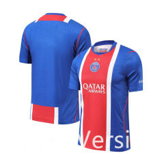 (Without Brand Logo) Player Version 26-27 PSG Home Blue&Red Thailand Soccer Jersey AAA-9031