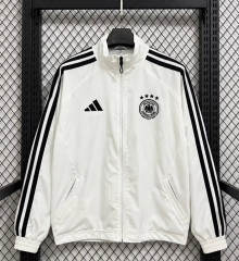 26-27 Germany White Thailand Soccer Trench Coat-5486