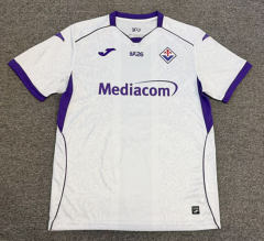 (S-4XL) 26-27 Fiorentina Away White Thailand Soccer Jersey AAA-8025