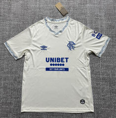 (S-4XL) 26-27 Rangers Football Club Away White Thailand Soccer Jersey AAA-4506