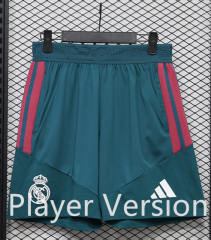 (S-3XL) Player Version 26-27 Real Madrid Green Thailand Soccer Shorts-888
