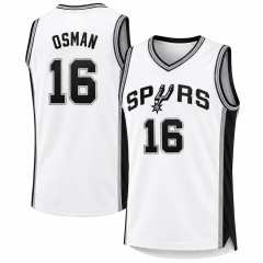 San Antonio Spurs White # 16 NBA Jersey