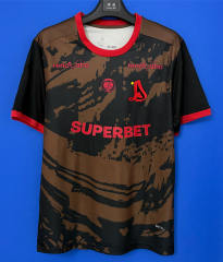 (S-4XL) 26-27 Dinamo București 2nd Away Black&Red Thailand Soccer Jersey AAA-6486