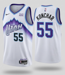 City Edition  Utah Jazz White #55 NBA Jersey