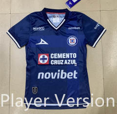 Player Version 26-27 Cruz Azul 2nd Away Blue Women Thailand Soccer Jersey AAA-5492