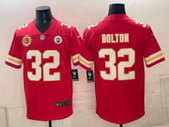 NFL Kansas City Chiefs Four generations Red #32 Jersey-0840