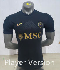 (S-3XL) Player Version 26-27 With Chip Version Napoli Black Thailand Soccer Jersey AAA-1047
