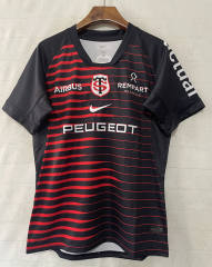 (S-5XL) 2026 Toulouse Black&Red Thailand Rugby Shirt