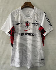 (S-5XL) 2026 Toulouse White Thailand Rugby Shirt