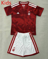 26-27 Nottingham Forest Home Red Kids/Youth Soccer Uniform-AY