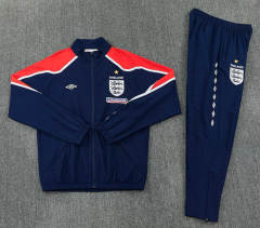 26-27 England Royal Blue Thailand Soccer Coat Uniform-2315
