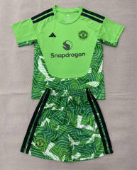 26-27 Manchester United Goalkeeper Green Soccer Uniform-AY
