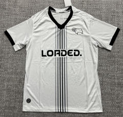 (S-4XL) 26-27 Derby County Home White Thailand Soccer Jersey AAA-4506