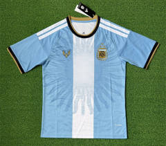 26-27 ‌Messi Retired Version Argentina White&Blue Thailand Soccer Jersey AAA-403