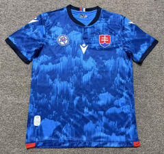 (S-4XL) 26-27 Slovakia Away White Thailand Soccer Jersey AAA-8025