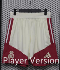 (S-3XL) Player Version 26-27 Real Madrid Beige Thailand Soccer Shorts-888