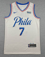 2027 Philadelphia 76ers #7 Beige NBA Jersey-1380