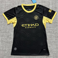 26-27 Manchester City Away Black Thailand Women Soccer Jersey AAA-6723