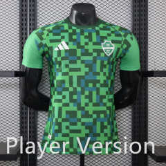 (S-3XL) Player Version 26-27 Al Ahli Saudi Green Thailand Training Soccer Jersey AAA-888