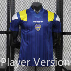 (S-3XL) Player Version 26-27 Retro Casual Version Boca Juniors Blue Thailand Soccer Jersey AAA-888