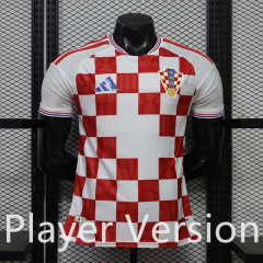 (S-3XL) Player Version 26-27 Croatia Home Red&White Thailand Soccer Jersey AAA-888