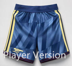 Player Version 26-27 Arsenal 2nd Away Blue Thailand Soccer Shorts-0871