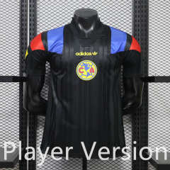 (S-3XL) Player Version 26-27 Retro Casual Version Club America Black Thailand Soccer Jersey AAA-888