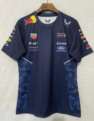 (S-5XL) 2026 Red Bull Blue Round Collar Formula One Racing Suit