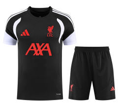 26-27 Liverpool Black Thailand Training Soccer Uniform-418