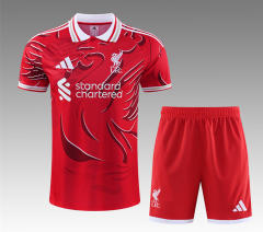 26-27 Liverpool Red Thailand Training Soccer Uniform-418