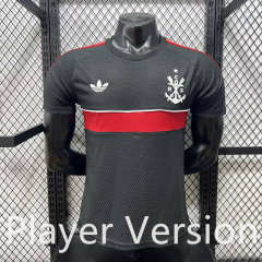 (S-4XL) Player Version 26-27 Retro Casual Version Flamengo Black Thailand Soccer Jersey AAA-4285