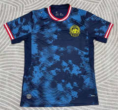 (S-4XL) 26-27 Commemorate Version Malaysia Blue Thailand Soccer Jersey AAA-0440