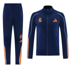 26-27 Real Madrid Royal Blue Thailand Soccer Jacket Uniform-LH