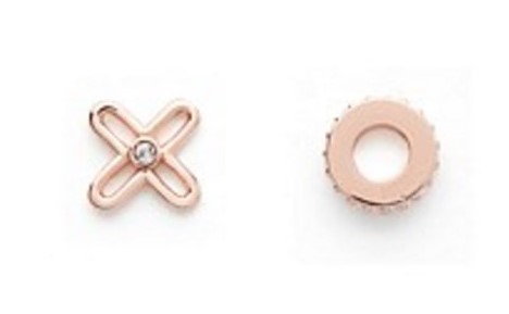 ROSEGOLD COLOR TAKE TWO XO STUD EARRING玫瑰金XO耳钉