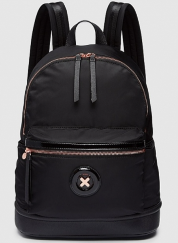 BLACK ROSEGOLD DAYDREAM LOGO BACKPACK黑玫金皮X双肩书包