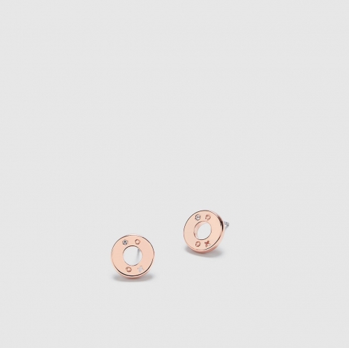 ROSEGOLD COLOR BUOY STUD EARRINGS玫金BUOY耳钉