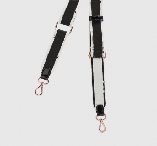 NO TAG 4.5 CM WIDTH THE BLACK WHITE COLOR WEBBING BAG STRAP黑白4.5cm肩带