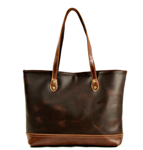 LEATHER THE TOTE BAG MINI SIZE  26X20X13 CM