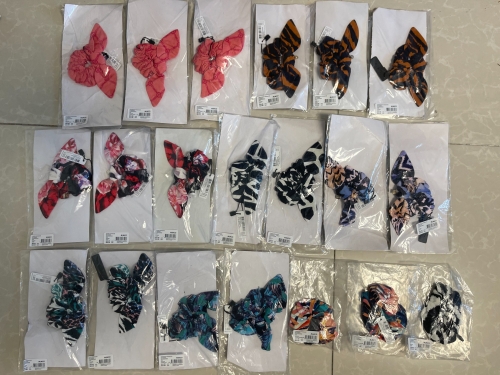 WITH TAG RANDOM MIXED COLOR 20PCS SCRUNCHIE PACKAGE SALE