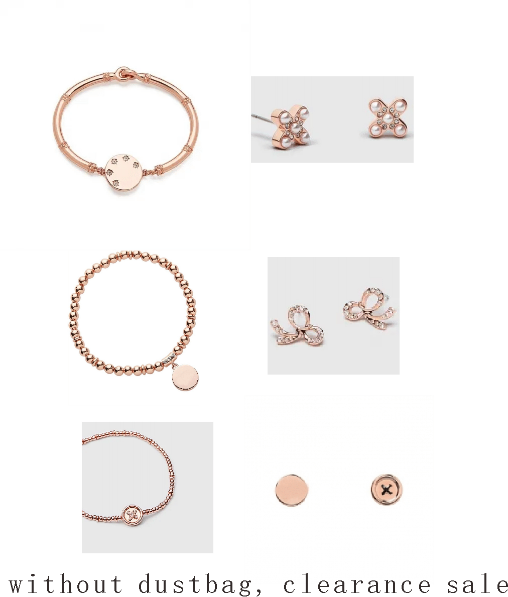 WITHOUT DUSTBAG CLEARANCE SALE 3 BRACELETS +3 PAIRS EARRING COMBO