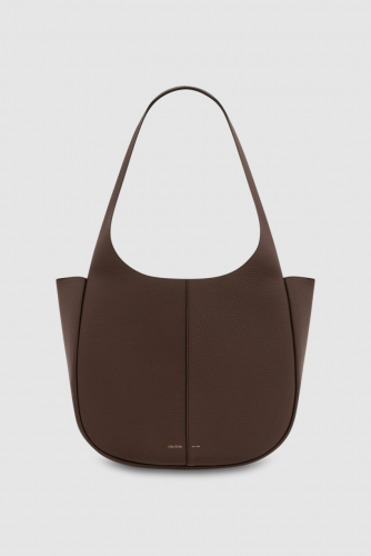 Bear brown color full leather Emilia tote