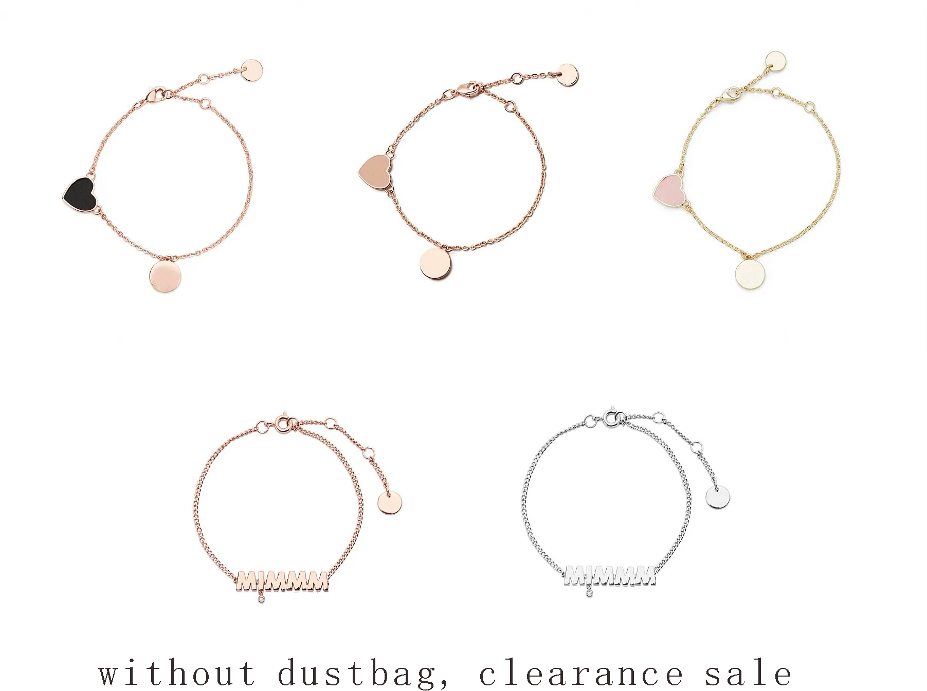 WITHOUT DUSTBAG KINDRED BRACELET AND SWEETHEART BRACELET COMBO SALE