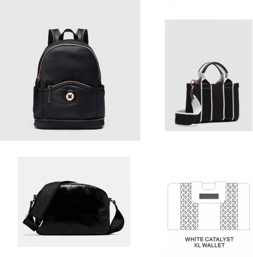 MIM MAZING BACKPACK AND EXPLORE BAG AND XL CATALYST WALLET AND MICRO TOTE COMBO