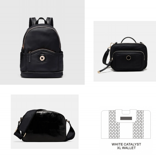 MIM MAZING BACKPACK AND EXPLORE BAG AND XL CATALYST WALLET AND NEXTALGIA CROSSBODY BAG COMBO