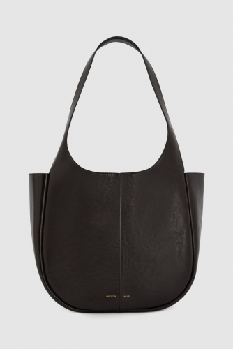 Defect stock clearance sale New Dark Chocolate Color Emilia Tote Crackle