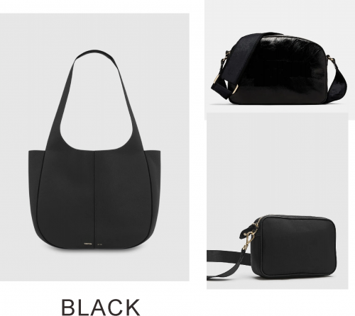 Black Color Emilia Tote+ Explore Crossbody bag + Flight Crossbody Bag Combo Sale